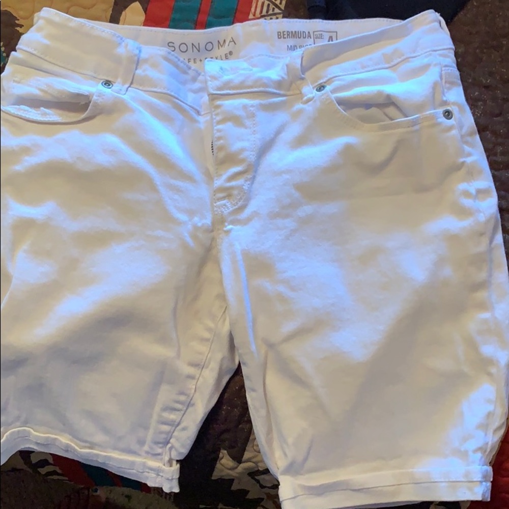 White shorts